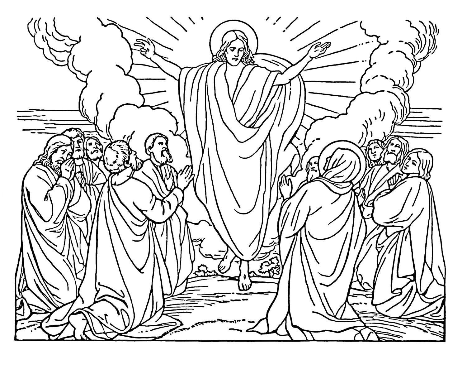 Religious Coloring Pages
 Free Printable Bible Coloring Pages For Kids