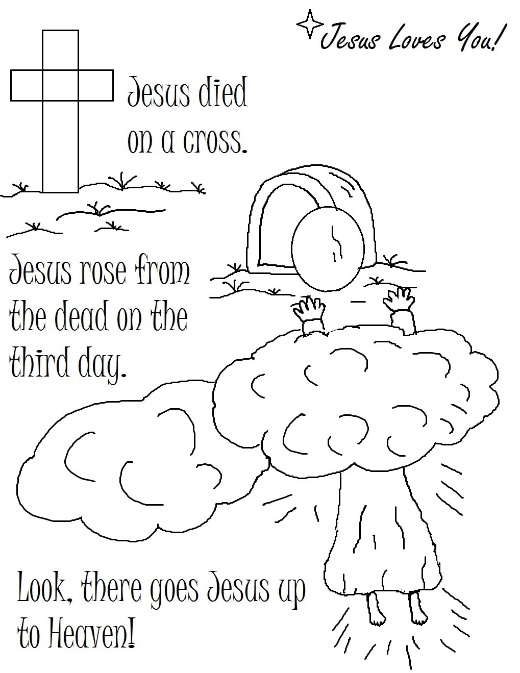 Religious Coloring Pages
 Free Printable Christian Coloring Pages for Kids Best
