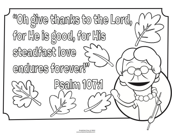 Religious Thanksgiving Coloring Pages For Kids
 Happy Thanksgiving Blog