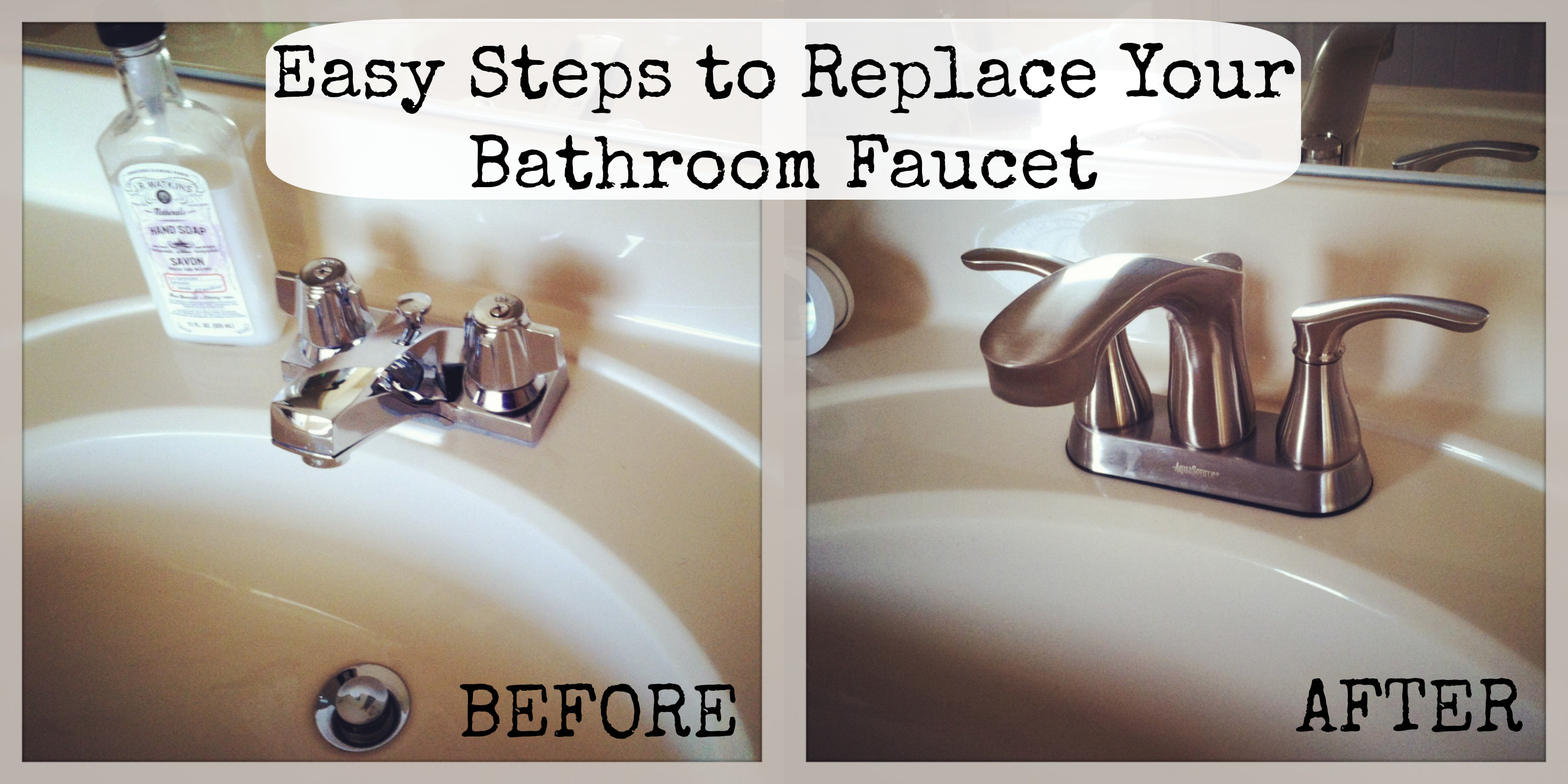 Best ideas about Replace Bathroom Faucet
. Save or Pin Easy DIY How to Change a Bathroom Faucet Now.