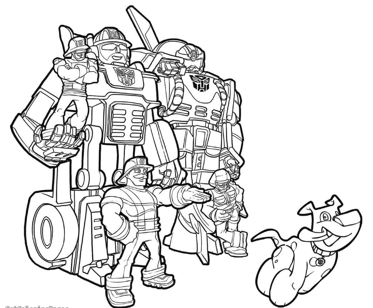 Rescue Bot Coloring Pages
 20 Printable Transformers Rescue Bots Coloring Pages