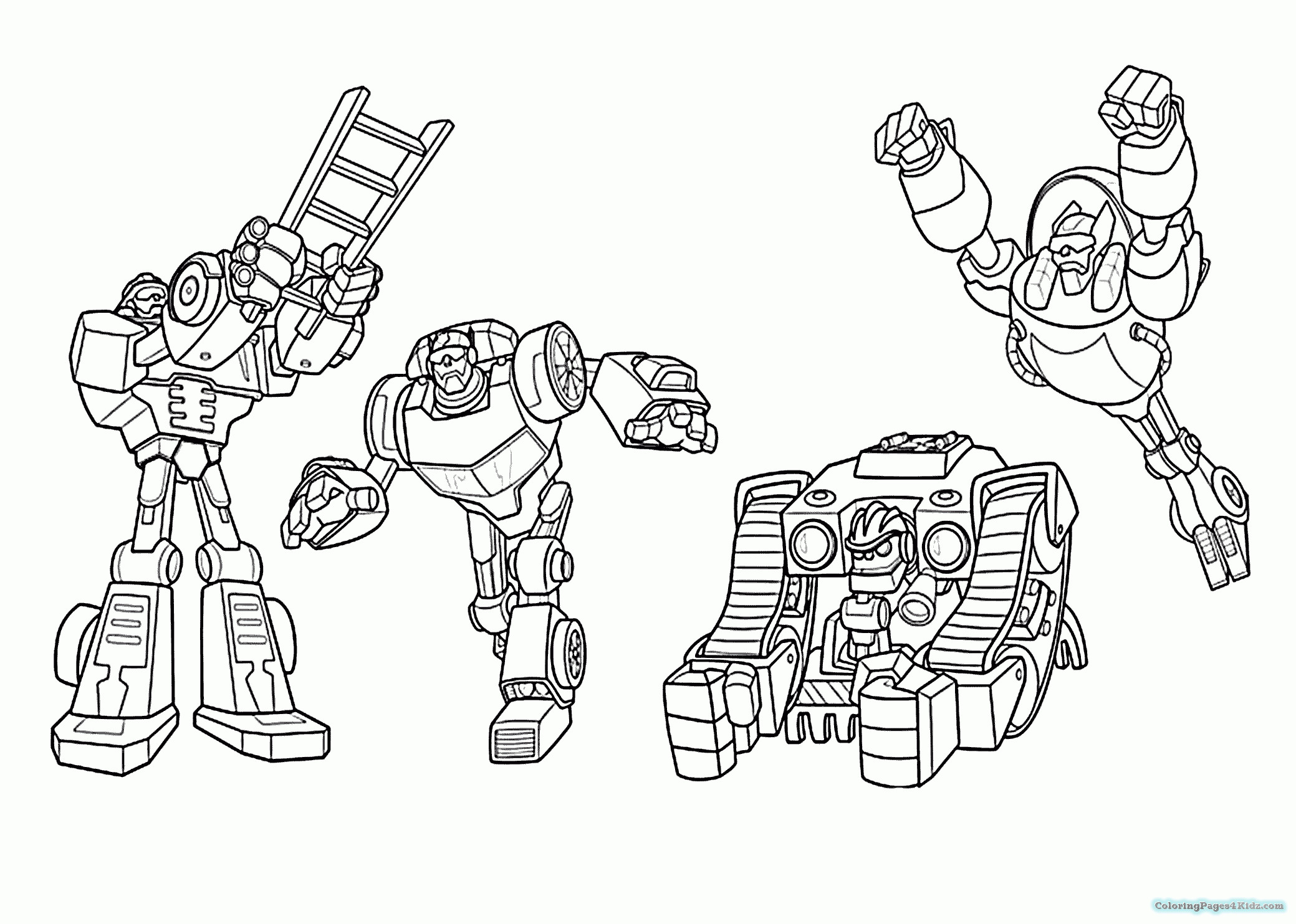 Rescue Bot Coloring Pages
 Printable Coloring Pages Rescue Bots
