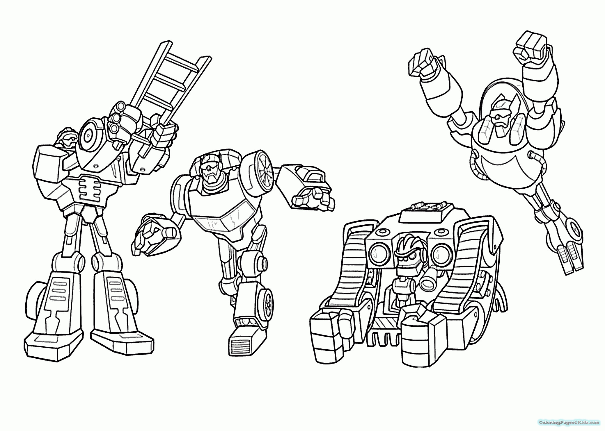 Rescue Bots Coloring Pages
 Printable Coloring Pages Rescue Bots