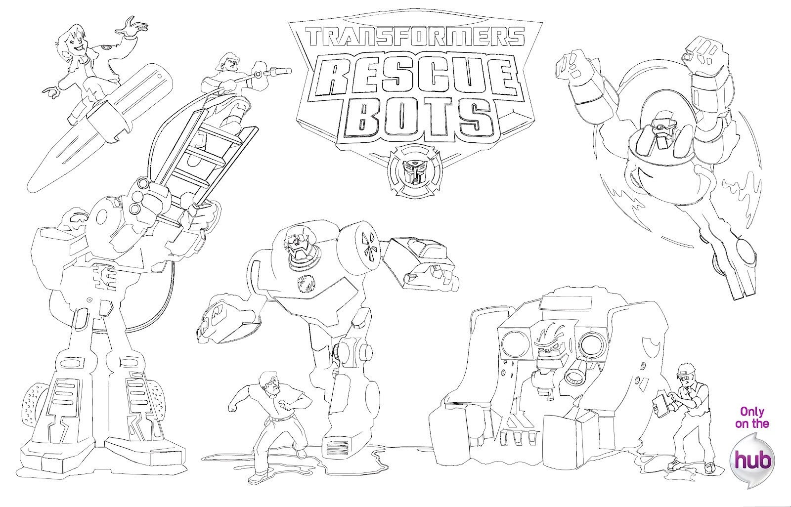 Rescue Bots Coloring Pages
 Rescue Free Colouring Pages