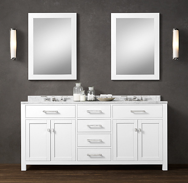 Best ideas about Restoration Hardware Bathroom Vanity
. Save or Pin Hutton Double Vanity Sink Now.