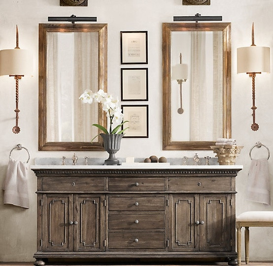 Best ideas about Restoration Hardware Bathroom Vanity
. Save or Pin St James Double Vanity Sink Antiqued Coffee oh how I Now.