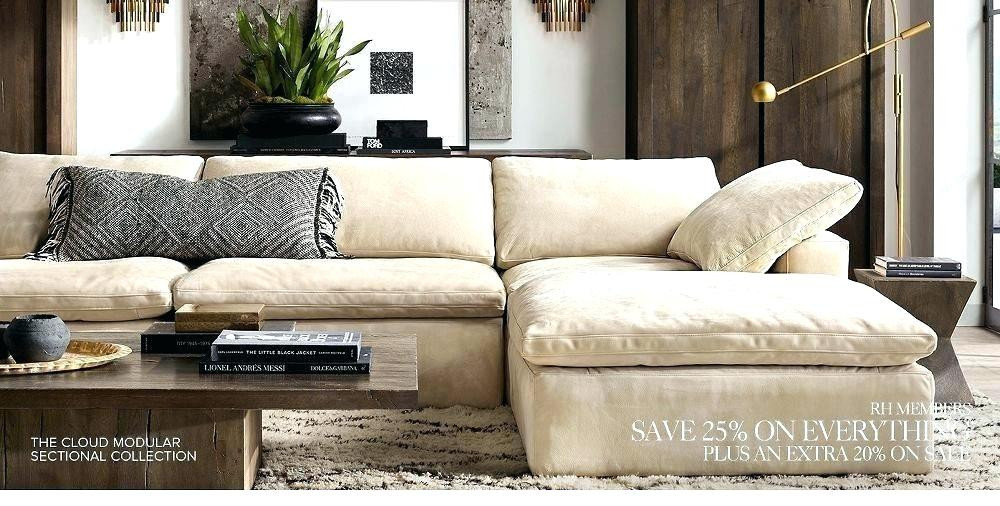 restoration hardware outlet cloud couch