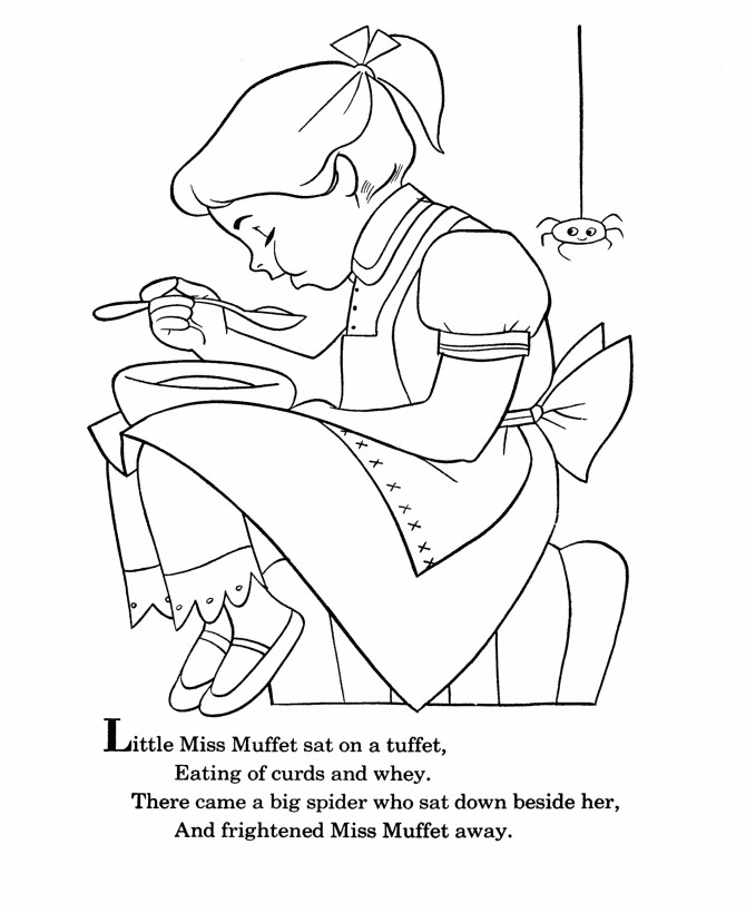 Rhythm Coloring Sheets For Kids
 Nursery Rhymes Coloring page Create a book with your