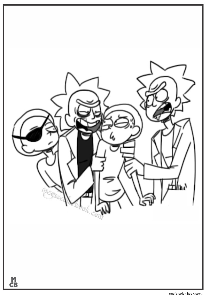 Rick And Morty Coloring Pages
 Rick And Morty Free Coloring Pages