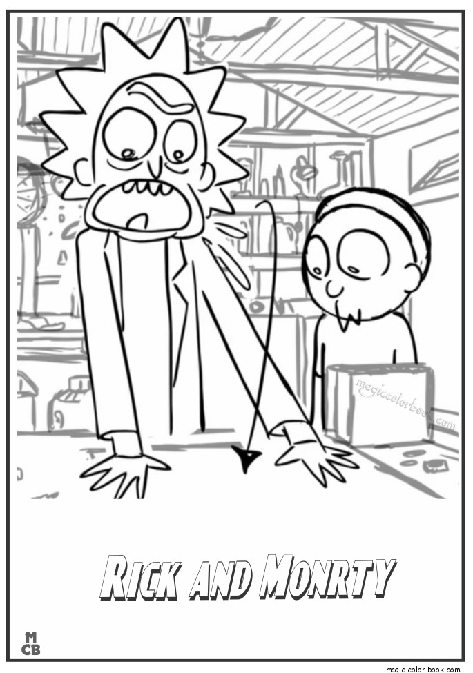 Rick And Morty Coloring Pages
 Rick And Morty Free Coloring Pages