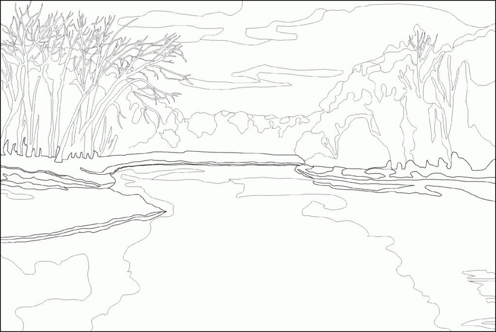 Best ideas about River Coloring Pages
. Save or Pin River Landscape Coloring Pages Sketch Coloring Page Now.