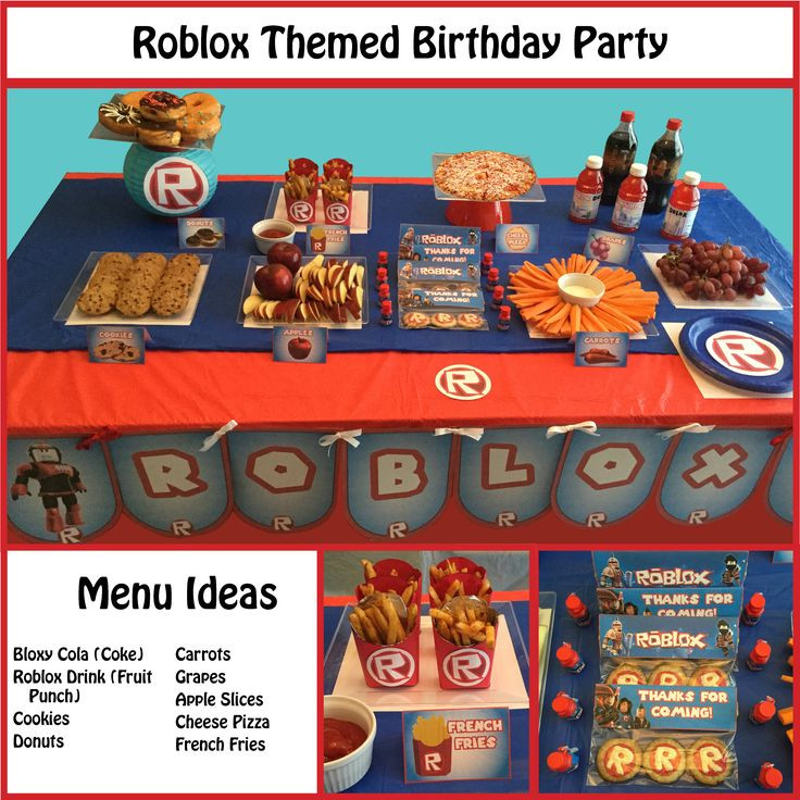 Roblox Birthday Party Ideas
 17 Best images about Roblox birthday on Pinterest