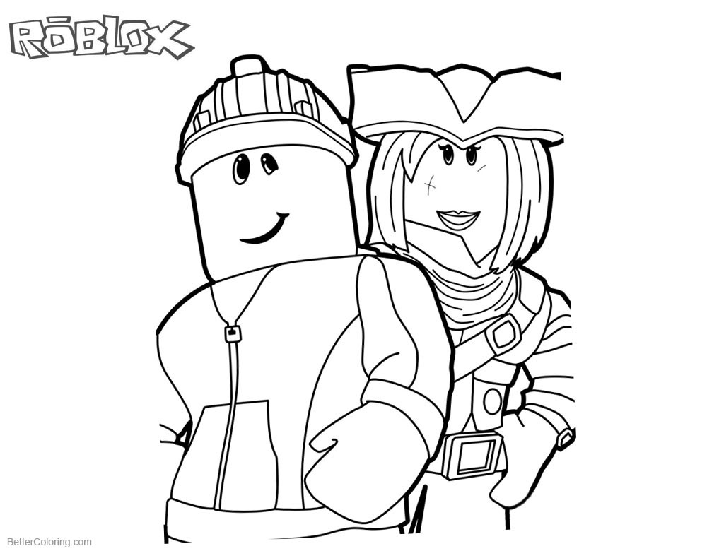 Roblox Coloring Pages For Girls
 Roblox Coloring Pages Friends Free Printable Coloring Pages