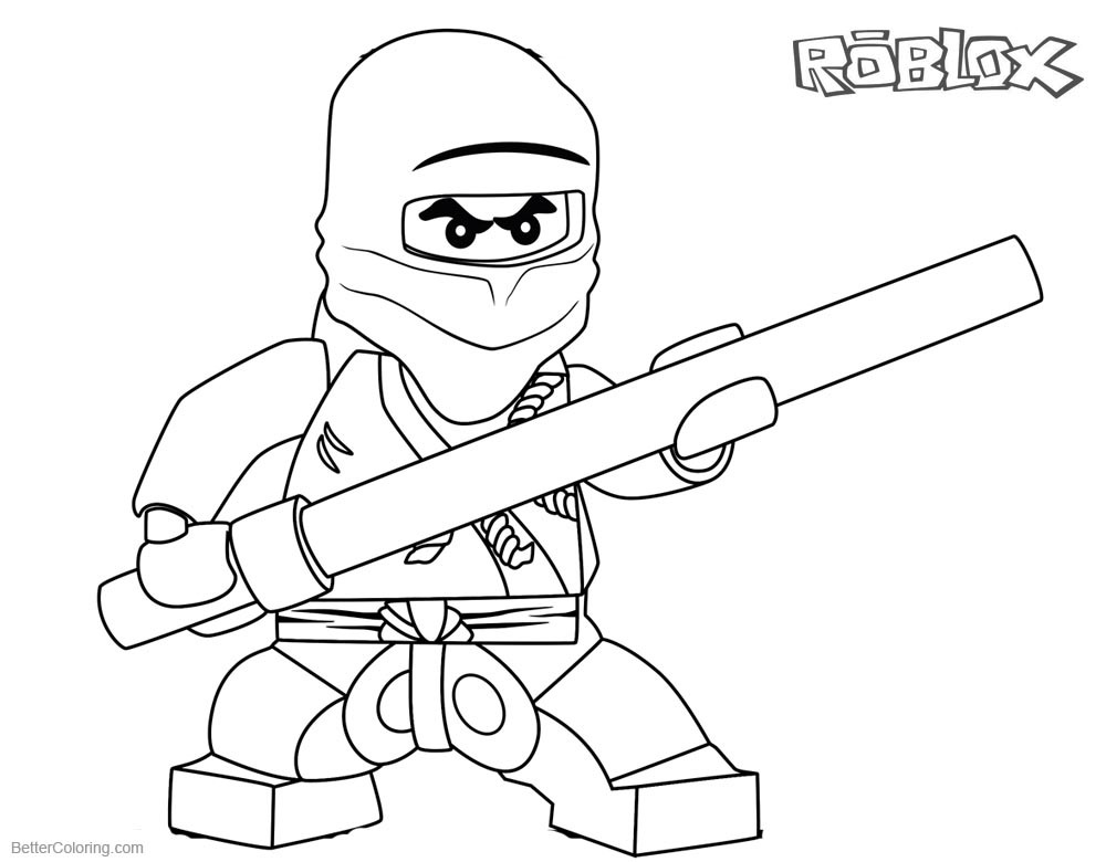 Roblox Coloring Pages To Print
 Roblox Lego Ninjago Coloring Pages Free Printable