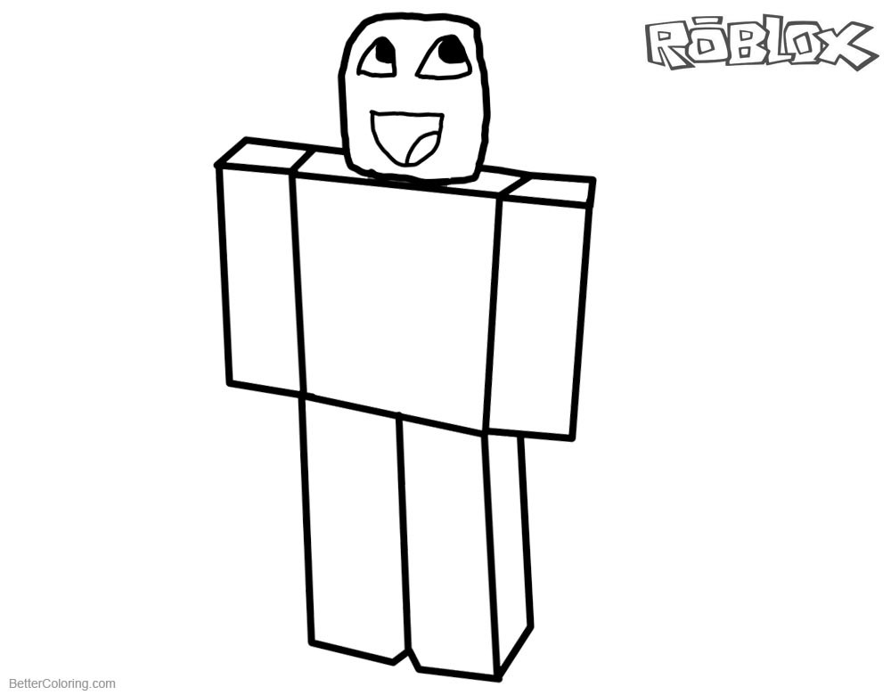 Roblox Coloring Pages To Print
 Noob from Roblox Coloring Pages by casualcoolseb973 Free