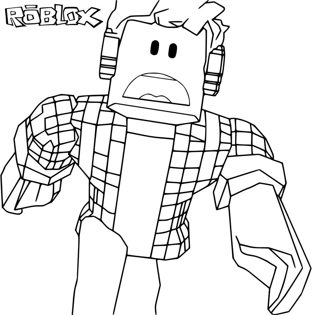 Roblox Coloring Sheets For Boys
 Free Printable Roblox Coloring Pages