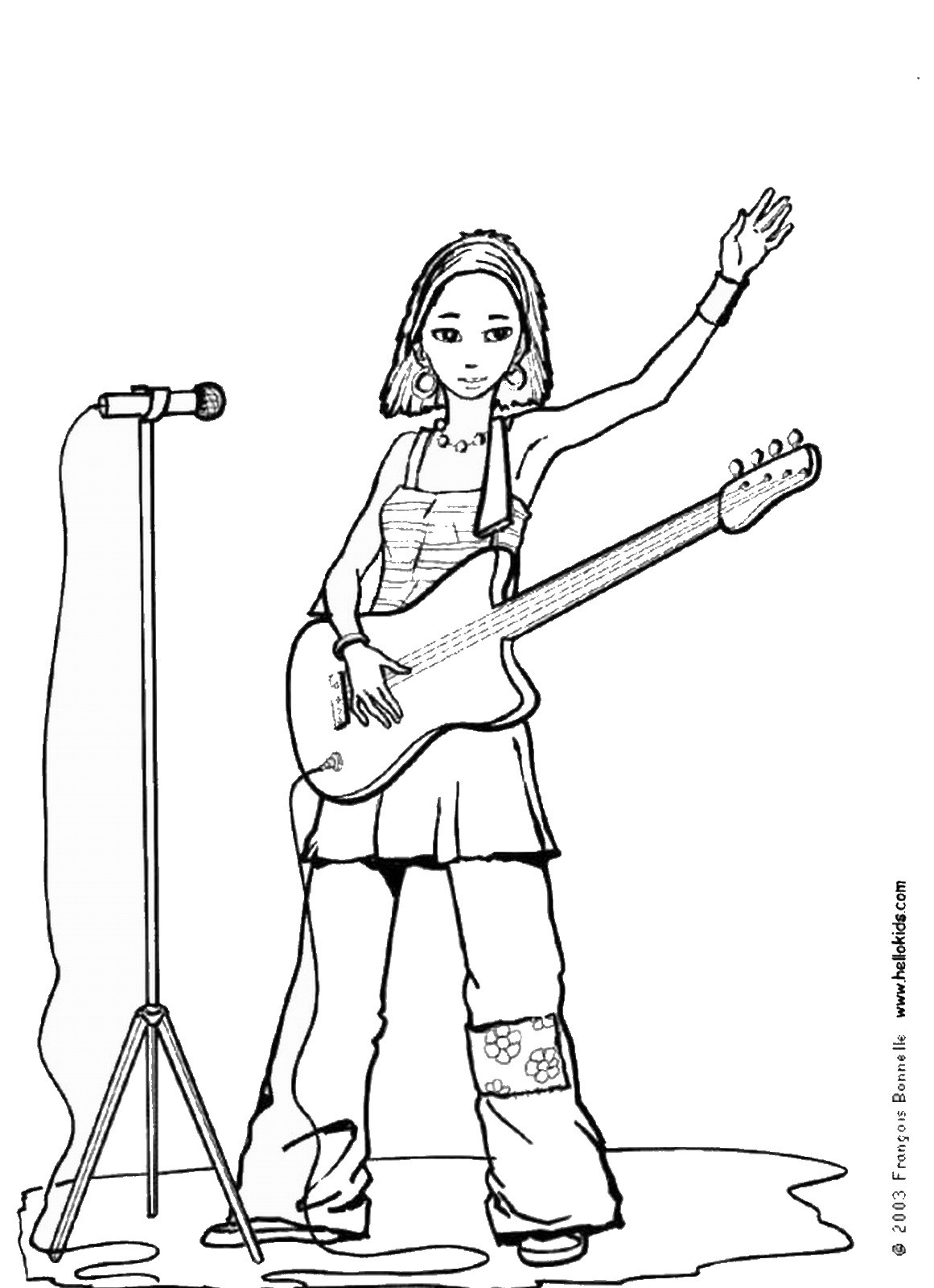 Rock Star Coloring Pages
 Rock Star Coloring Coloring Pages