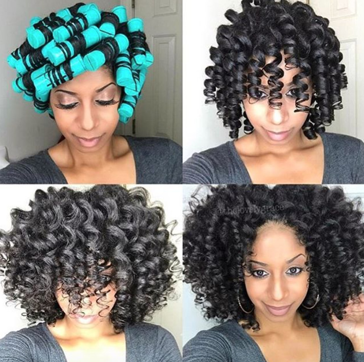 Roller Set Hairstyles For Medium Length Hair
 Pin by Black Hair Information Coils Media Ltd on Natural