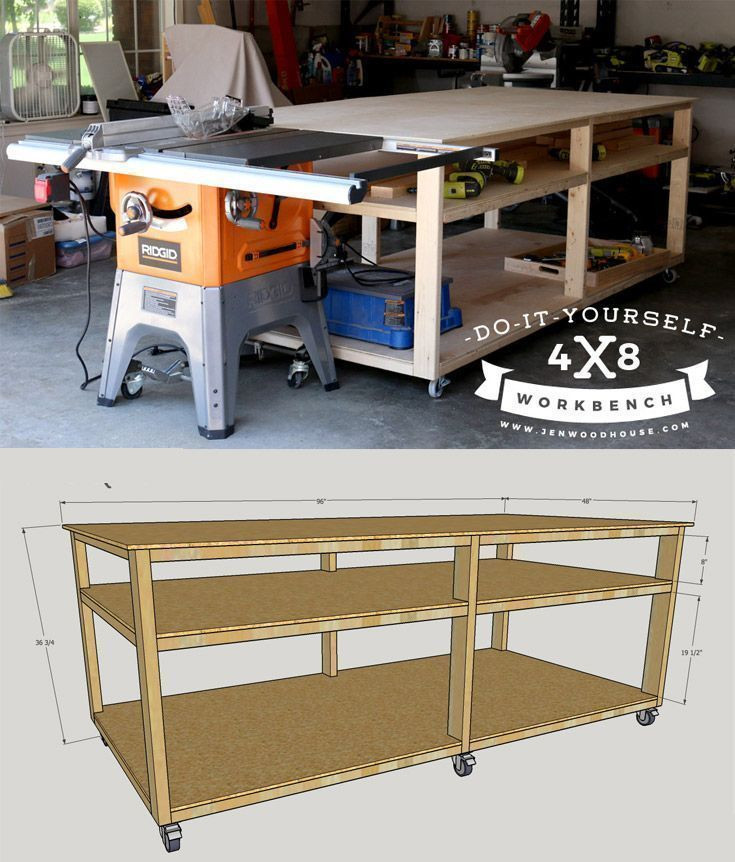 Rolling Workbench DIY
 25 best ideas about Rolling workbench on Pinterest