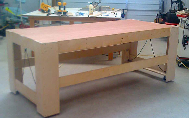 Rolling Workbench DIY
 Workshop Bench