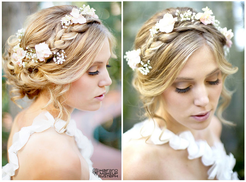 Romantic Wedding Hairstyle
 Paso Robles Weddings Fall Trends for 2014 Weddings in