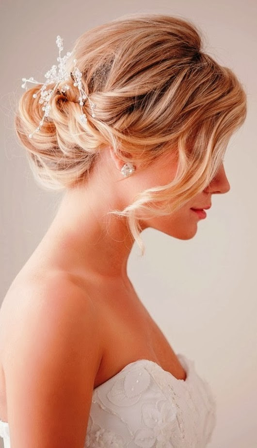 Romantic Wedding Hairstyle
 39 Romantic Wedding Hairstyles With Bangs MagMent