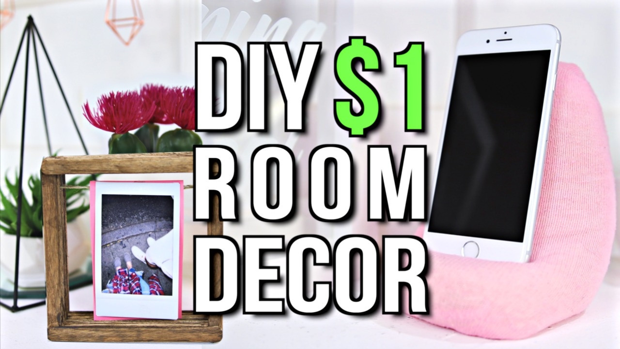 Room Decor DIY Tumblr
 DIY $1 ROOM DECOR Tumblr Inspired 2017