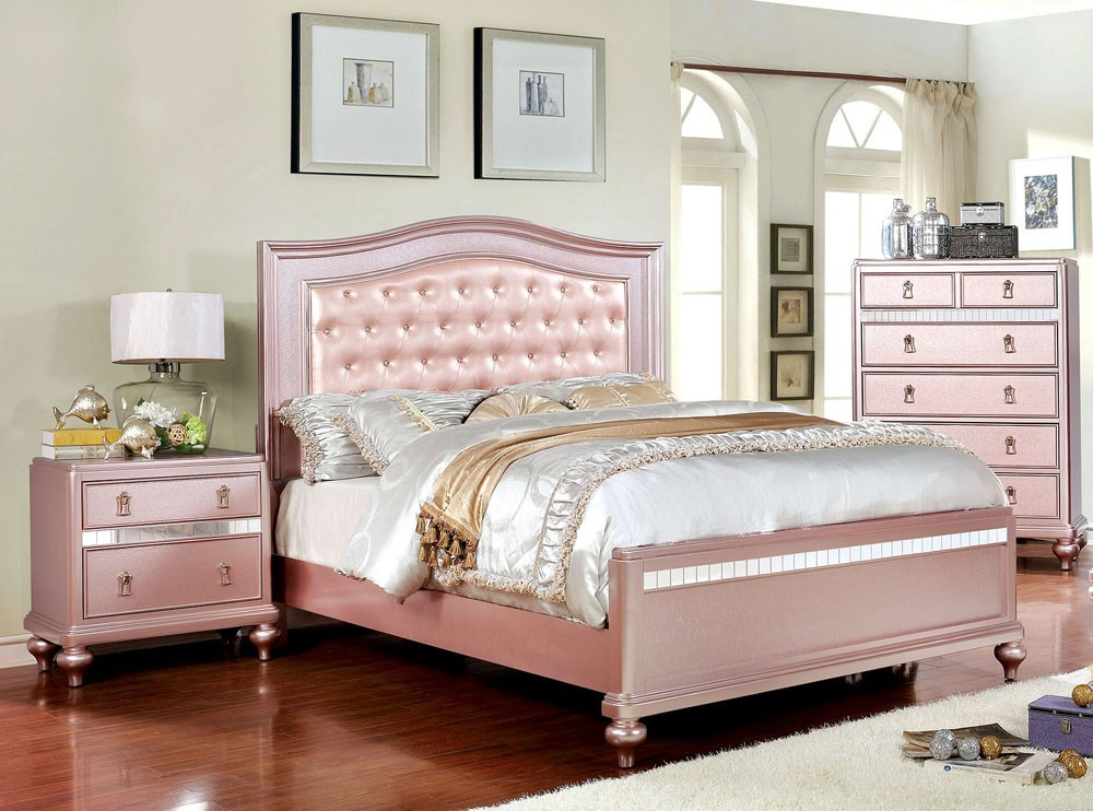 Best ideas about Rose Bedroom Set
. Save or Pin Roselie Rose Gold Youth Bedroom Furniture Now.