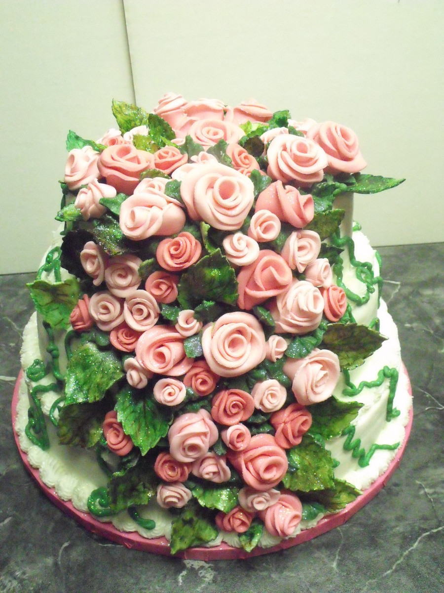 Best ideas about Roses Birthday Cake
. Save or Pin 65 Fondant Rose Birthday Cake CakeCentral Now.