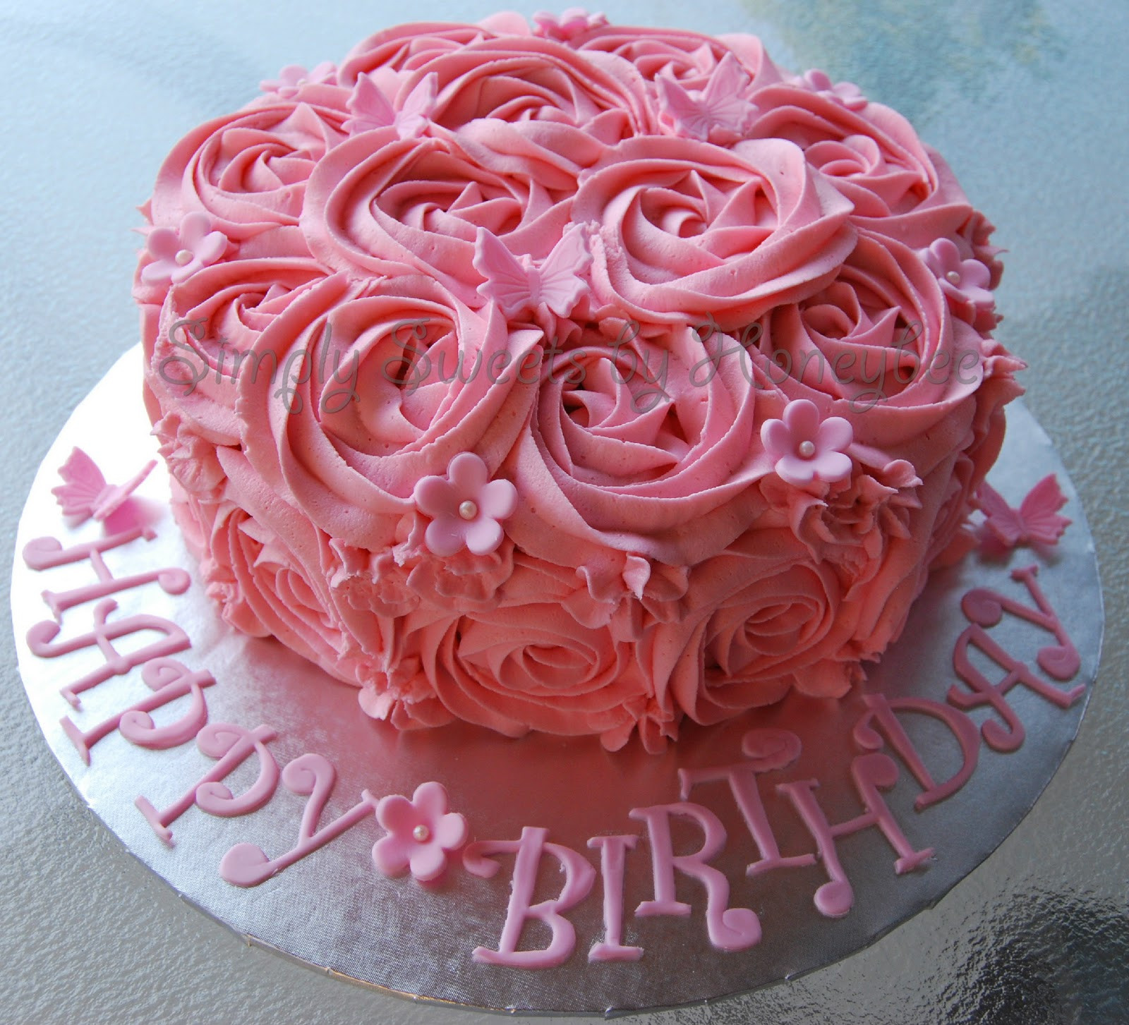 Best ideas about Roses Birthday Cake
. Save or Pin Two Birthday Cakes simplysweetsbyhoneybee Now.