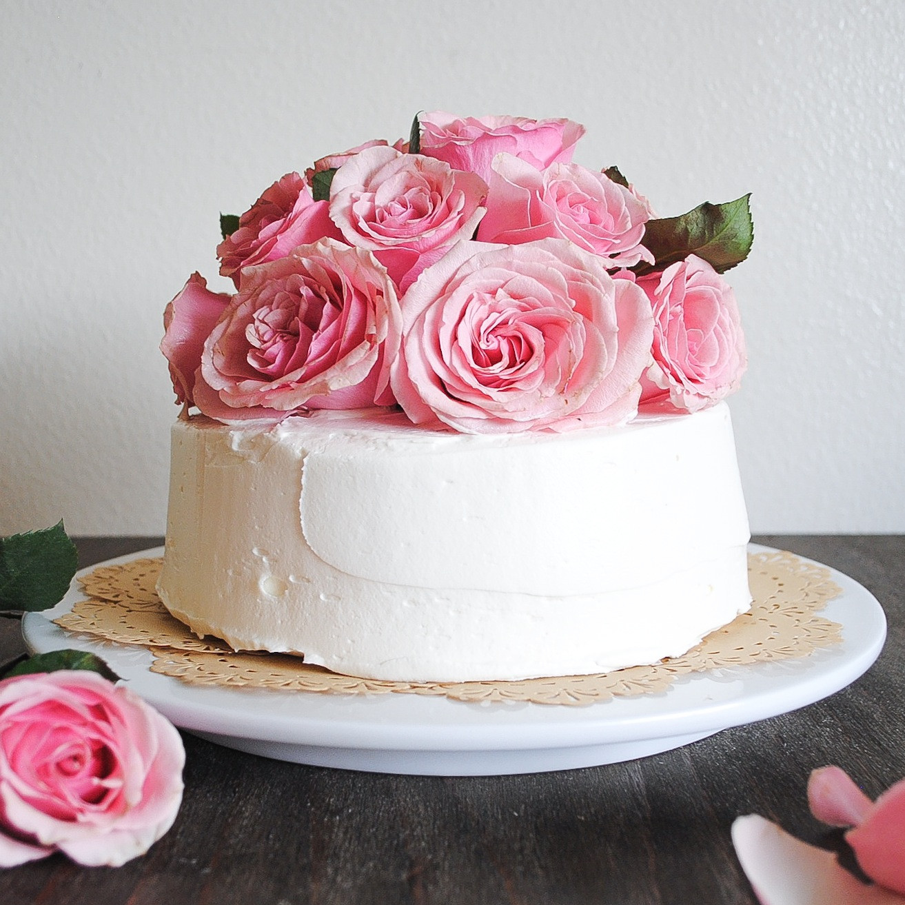 Best ideas about Roses Birthday Cake
. Save or Pin Tayberry Chocolate Cake with Fresh Cut Roses Now.