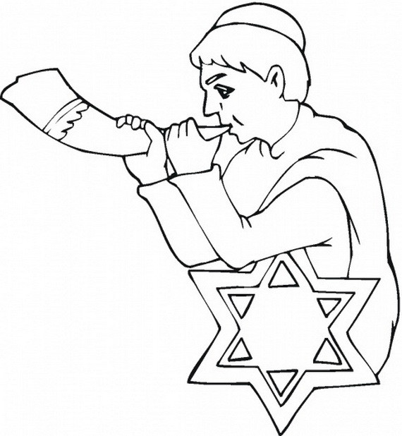 Rosh Hashanah Coloring Pages
 Rosh Hashanah Coloring Pages for Kids family holiday