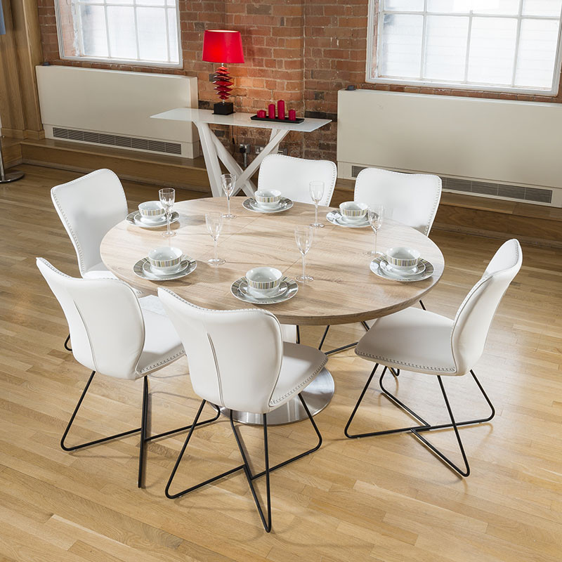 Best ideas about Round Dining Table Set For 6
. Save or Pin Modern Dining Set Round Oval Extending Table 6 High White Now.