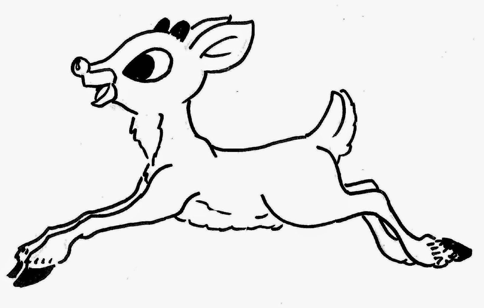Rudolph The Red Nosed Reindeer Coloring Pages
 Rudolph Coloring Sheet