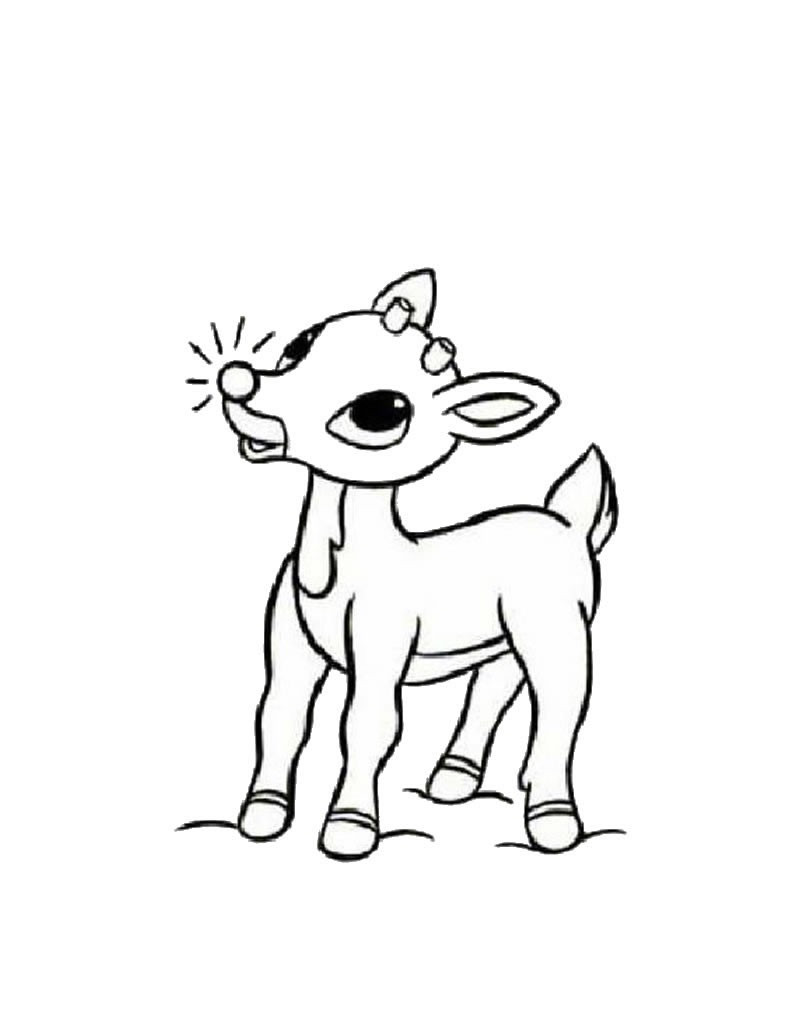 Rudolph The Red Nosed Reindeer Coloring Pages
 Rudolph the red nosed reindeer coloring pages Hellokids