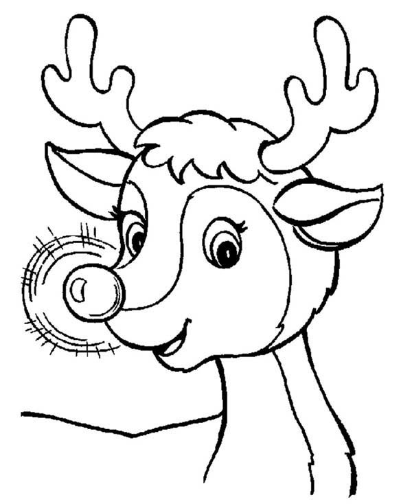 Rudolph The Red Nosed Reindeer Coloring Pages
 Free Printable Rudolph Coloring Pages For Kids