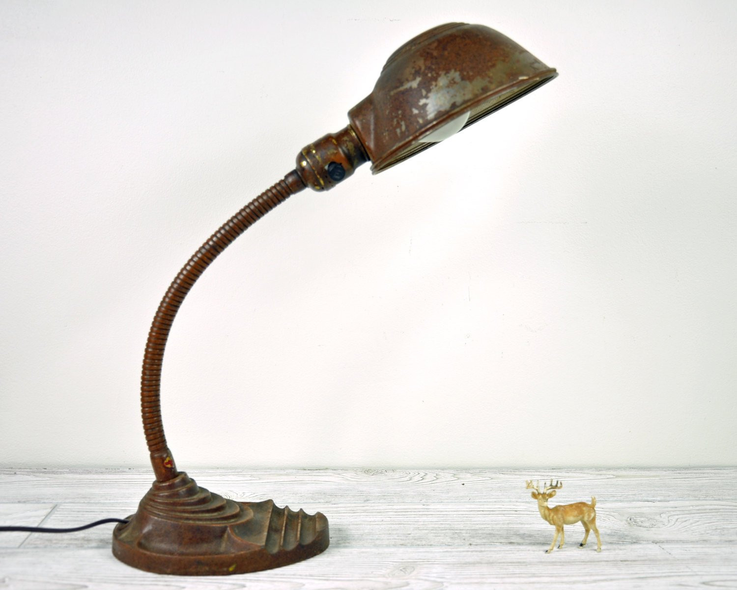 Best ideas about Rustic Desk Lamp
. Save or Pin Vintage Rustic Industrial Desk Lamp Industrial Decor Now.