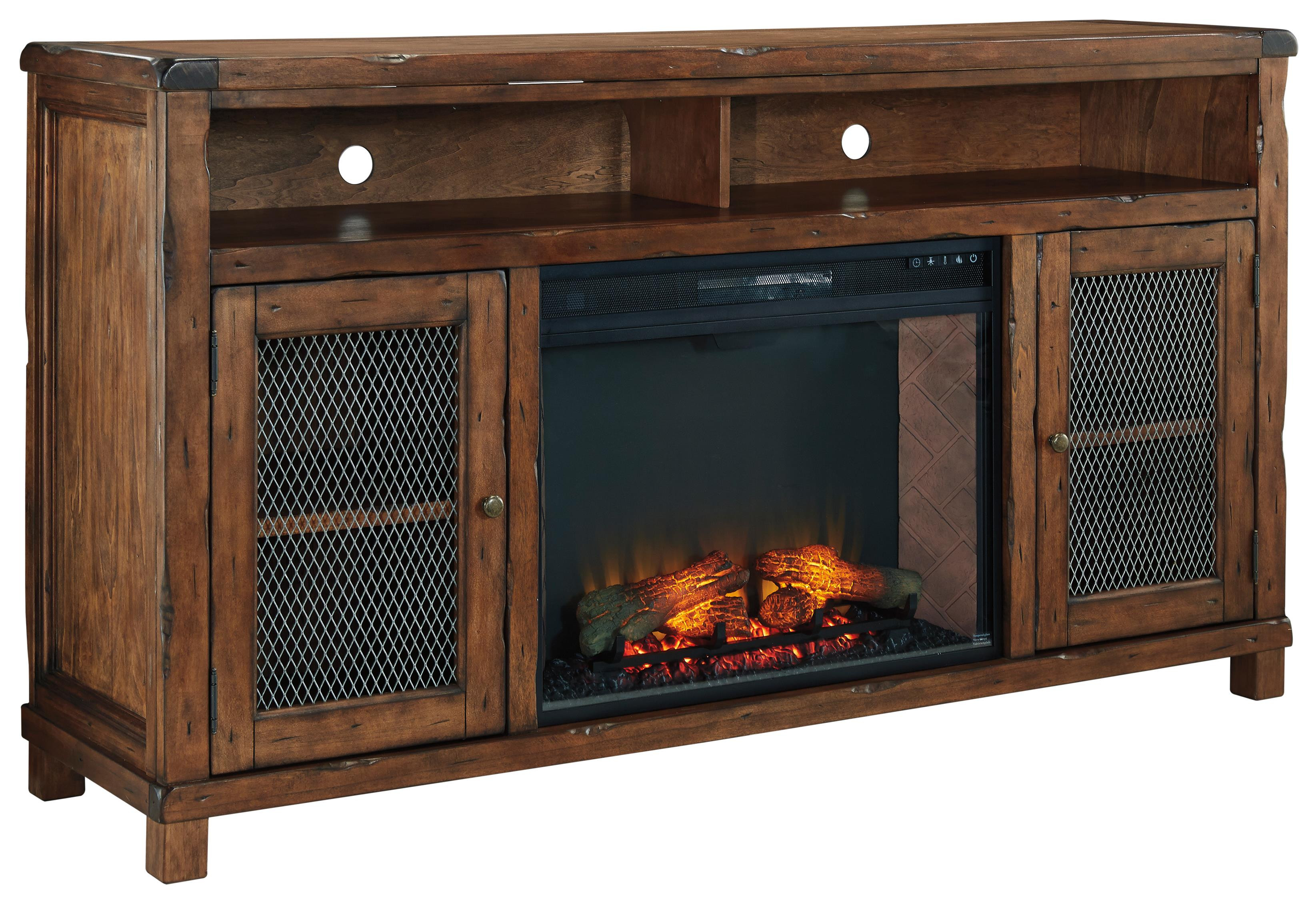 Best ideas about Rustic Electric Fireplace Tv Stand
. Save or Pin Rustic Mango Veneer XL TV Stand with Electric Fireplace Now.