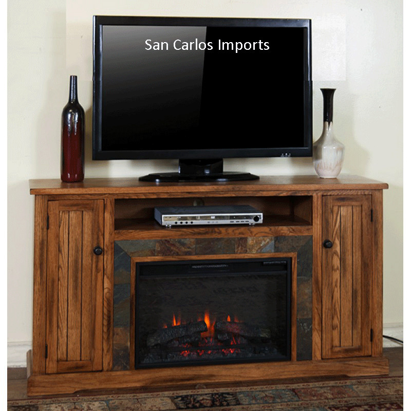 Best ideas about Rustic Electric Fireplace Tv Stand
. Save or Pin Rustic Oak TV Stand Fireplace Oak TV Stand Fireplace Now.