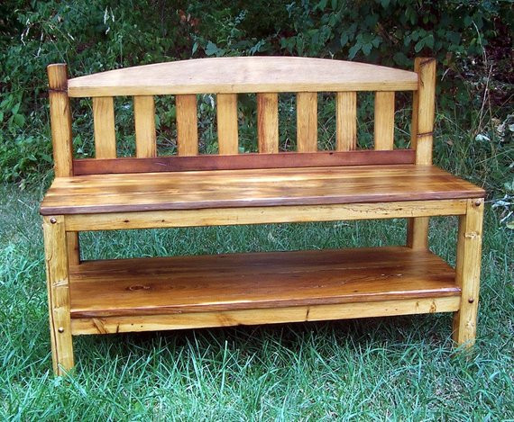 Best ideas about Rustic Entryway Bench
. Save or Pin Items similar to Rustic Reclaimed Wood Entryway Hall Bench Now.