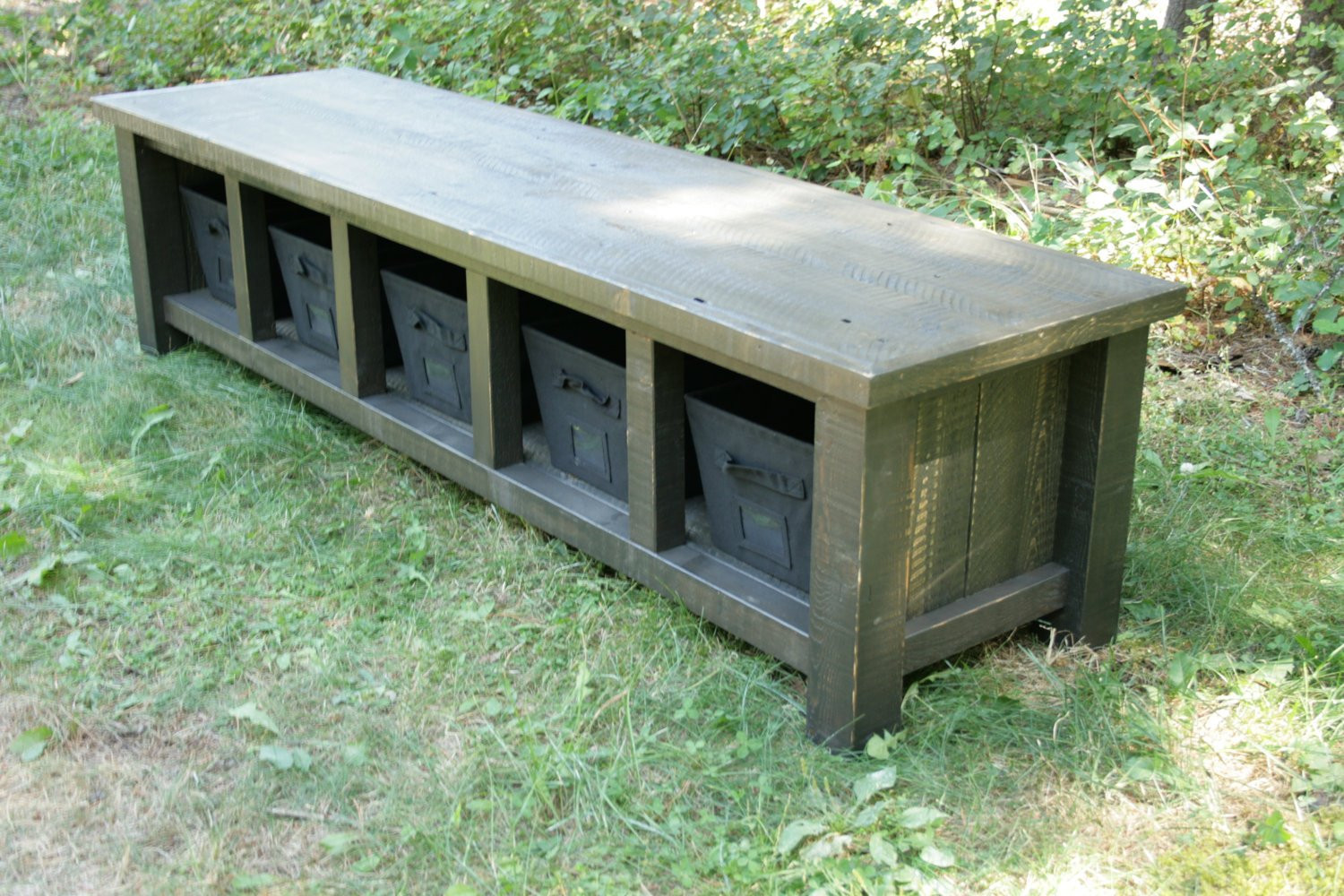 Best ideas about Rustic Entryway Bench
. Save or Pin Reclaimed Rustic Black Entry Bench by EchoPeakDesign on Etsy Now.