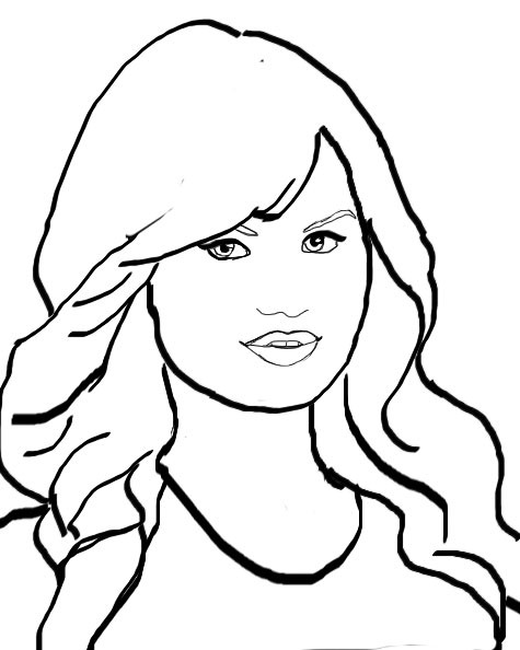 Ryan Coloring Pages
 Debby Ryan Free Colouring Pages