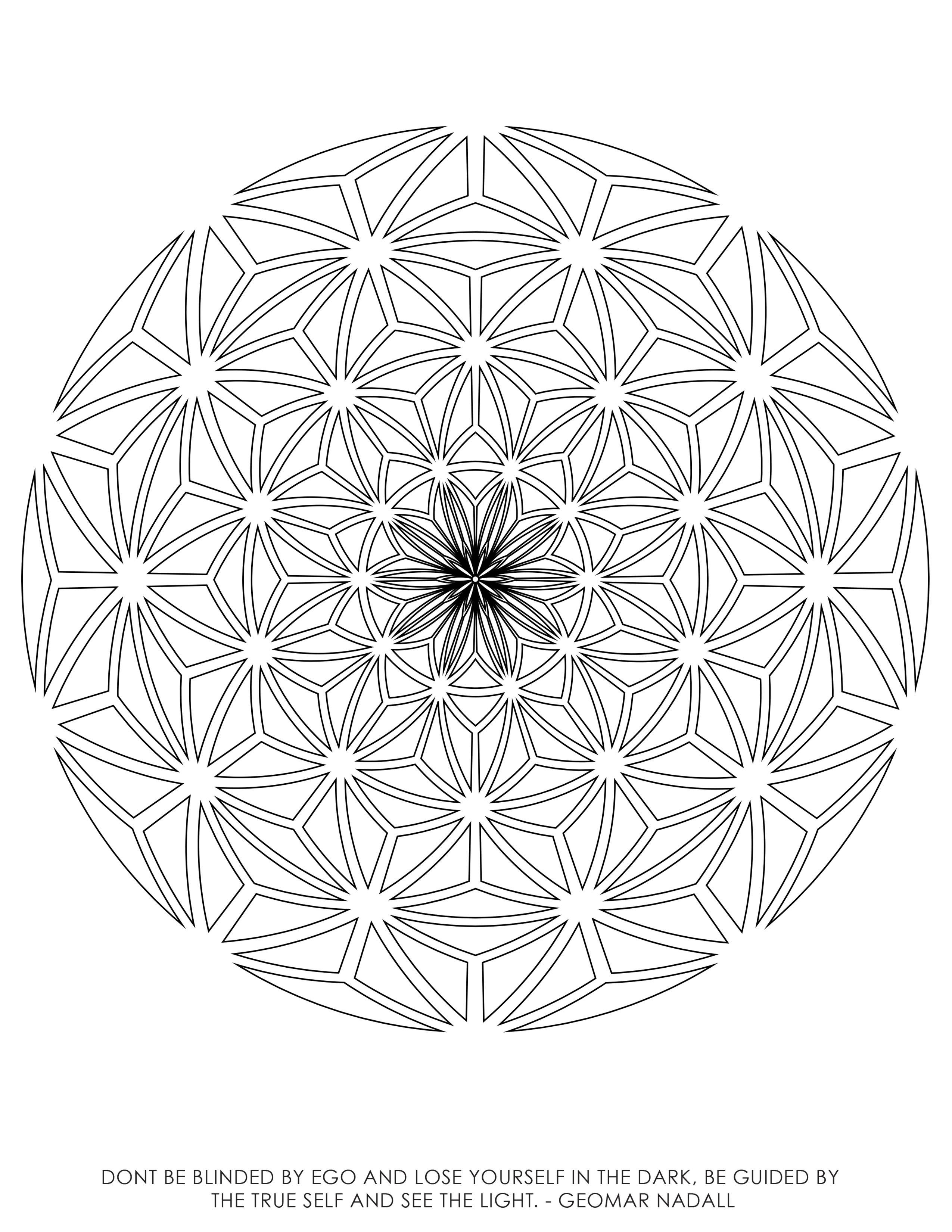 Sacred Geometry Coloring Books
 Sacred Geometry Coloring Pages Coloring Home