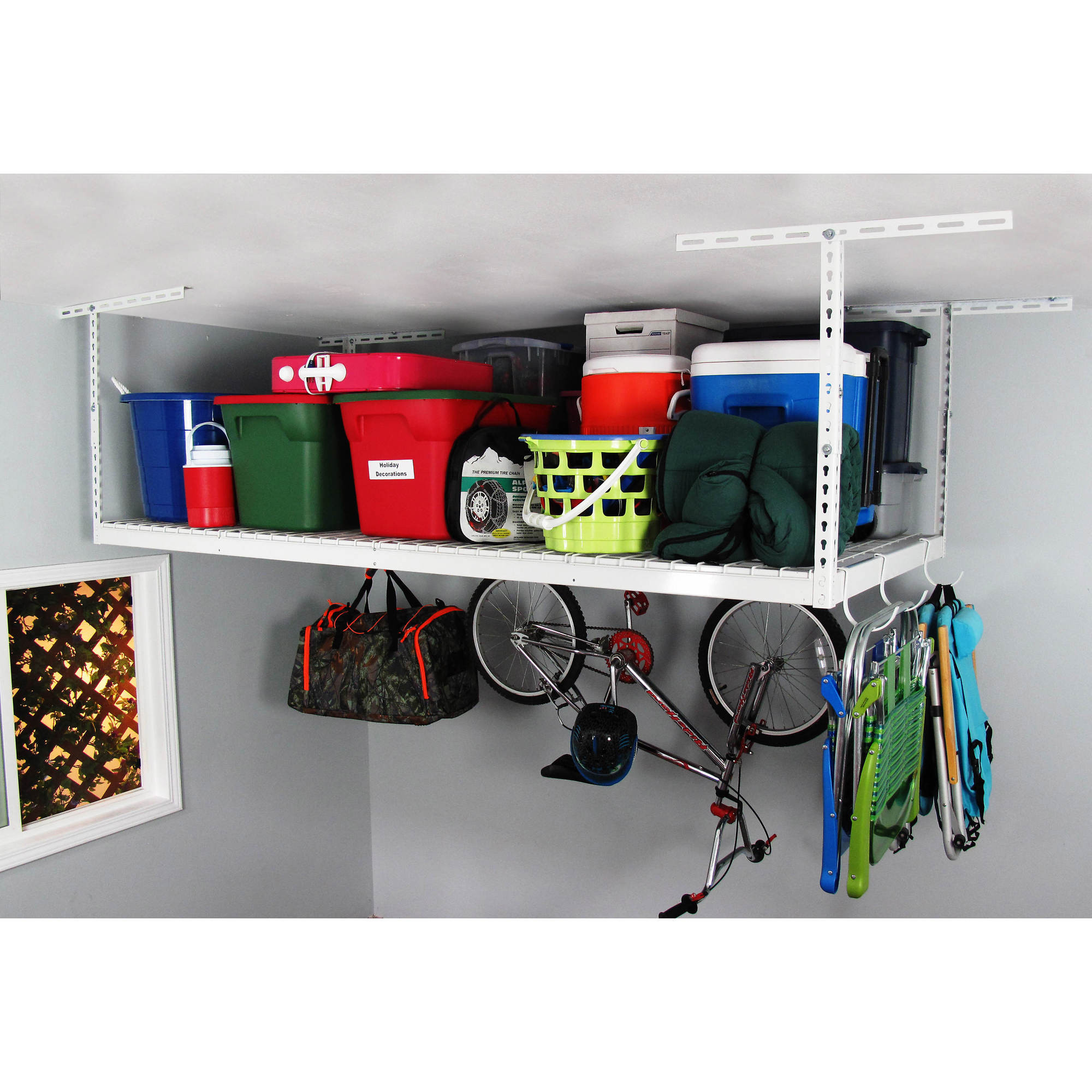 Best ideas about Saferacks Overhead Garage Storage
. Save or Pin SafeRacks 4 x 8 Overhead Garage Storage Rack with Now.