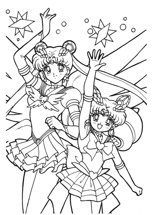 Sailor Moon Crystal Coloring Pages
 Free coloring pages of sailor moon crystal