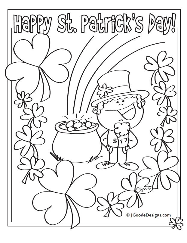 Saint Patrick'S Day Coloring Pages
 St Patrick s Day Coloring Pages for Adults Free