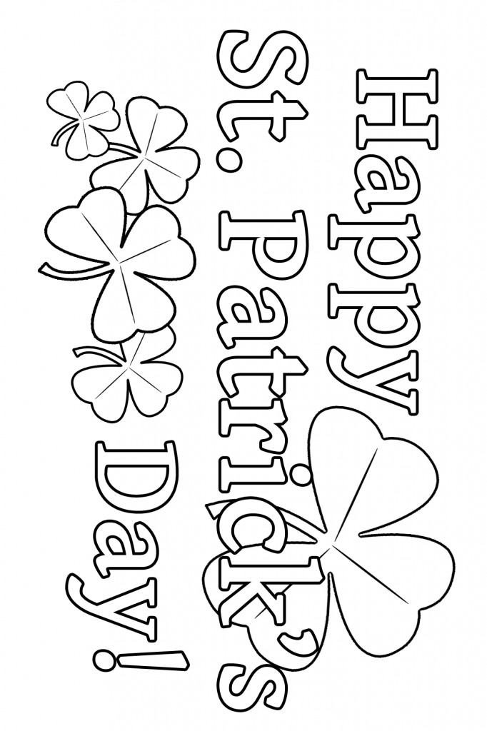 Saint Patrick'S Day Coloring Pages
 St Patrick s Day Coloring Page