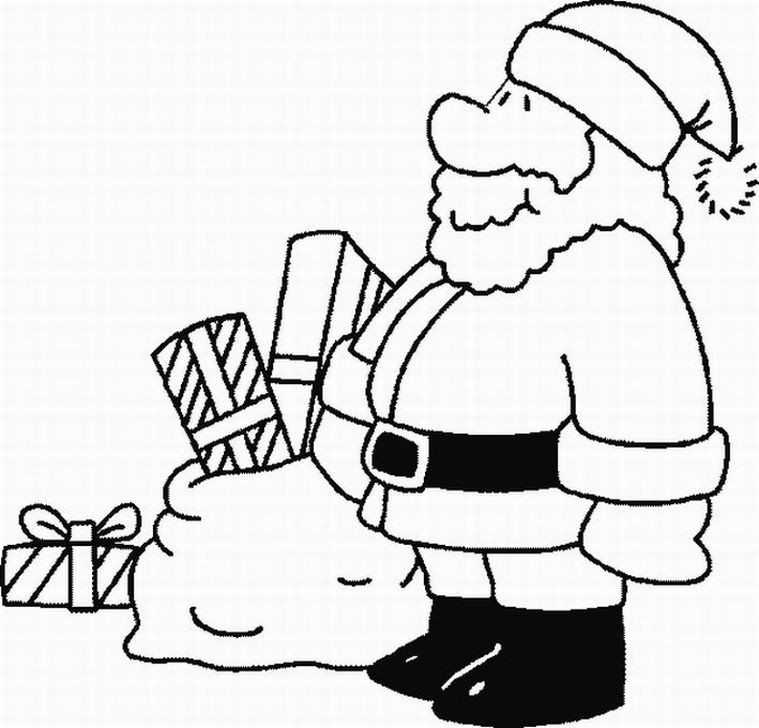 Santa Claus Coloring Pages For Kids
 Free Printable Santa Claus Coloring Pages For Kids