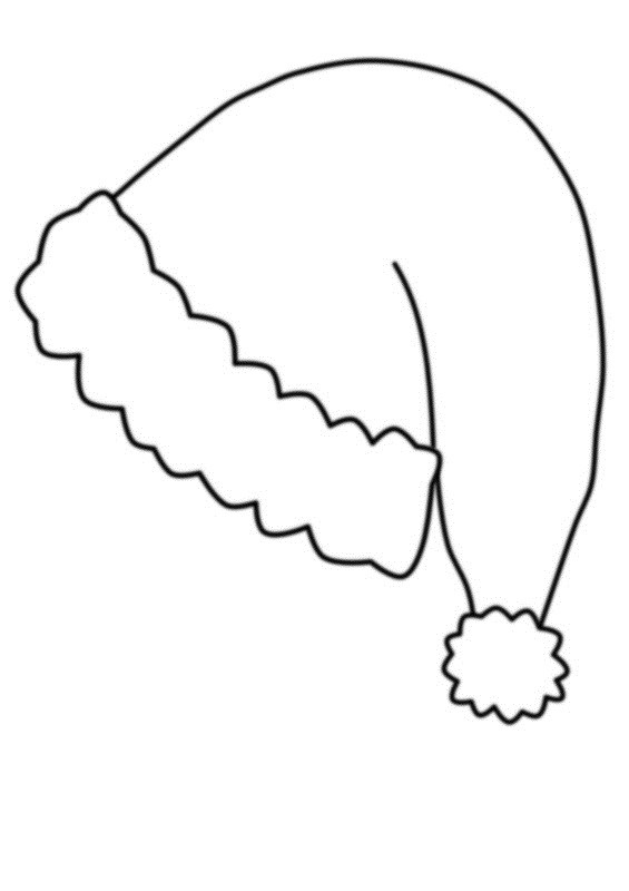 Santa Hat Coloring Pages
 Free Printable Santa Hat Coloring Pages For Kids