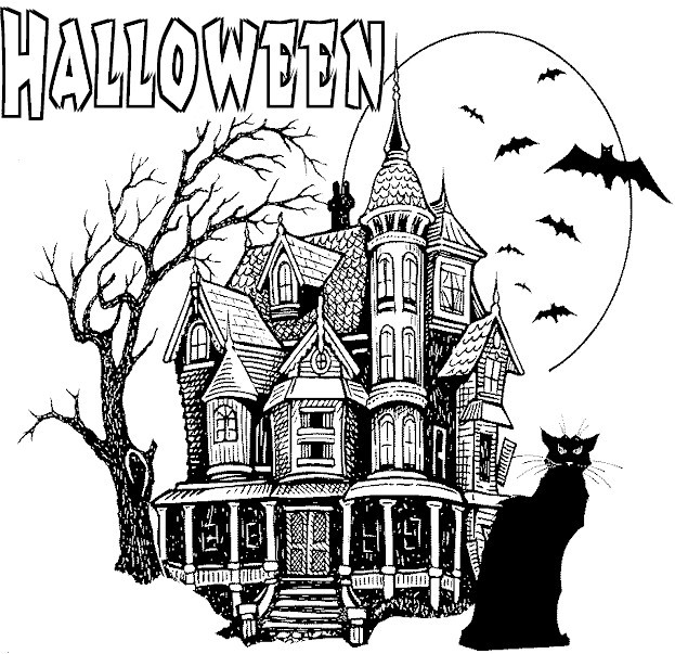 Scary Halloween Coloring Pages For Adults
 HALLOWEEN COLORINGS